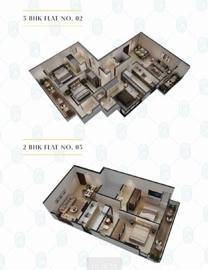 Floor Plan in 2 BHK Apartment at Platinum Oceanic, Khar West – for Sale