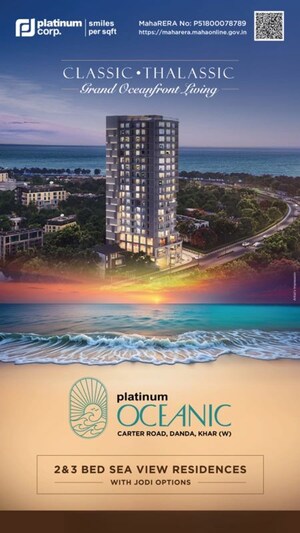 2 BHK Apartment – Exterior View View at Platinum Oceanic, Khar West - for Sale