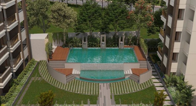 Swimming Pool, msr-rr-wish-tales 2 Bedroom 1350 Sq.Ft. Apartment In Yelahanka Bangalore 10715490