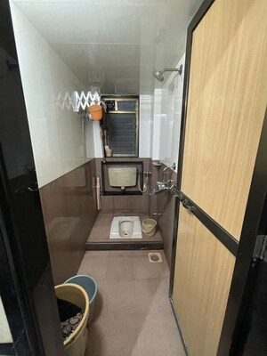 Bathroom in 2 BHK Apartment at Bileshwar Tower, Mulund West – for Rent