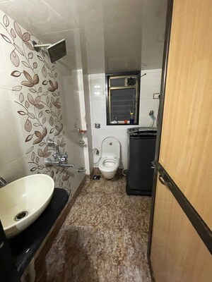 Bathroom in 2 BHK Apartment at Bileshwar Tower, Mulund West – for Rent