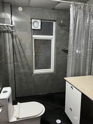 Attached Bathroom in 3 BHK Apartment at Emaar Palm Hills, Sector 77 – for Rent