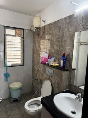 Bathroom in 3 BHK Apartment at Aryavart Star Altair, Bhugaon – for Rent