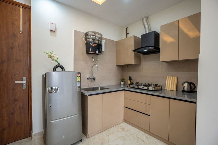 Kitchen, freedom fighters enclave 1 Bedroom 700 Sq.Ft. Apartment In Freedom Fighters Enclave Delhi 10715681
