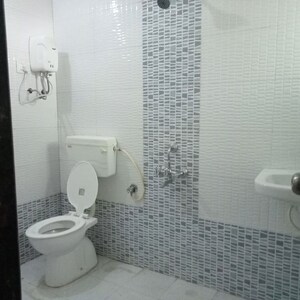 Bathroom in 2 BHK Apartment at Purshottam Nayan, Ghodbunder Road – for Rent