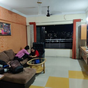 Living Room in 3 BHK Apartment at Anamitra CHS Ltd, Brahmand – for Rent