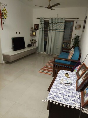 Living Room in 1 BHK Apartment at Sheth Vasant Oasis, Andheri East – for Rent