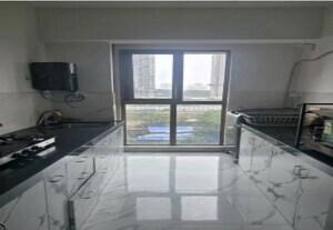 Kitchen in 2 BHK Apartment at Raymond Ten X Habitat, Pokhran Road No Two – for Rent