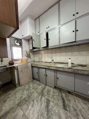 Kitchen in 2 BHK Builder Floor at Sheikh Sarai – for Rent