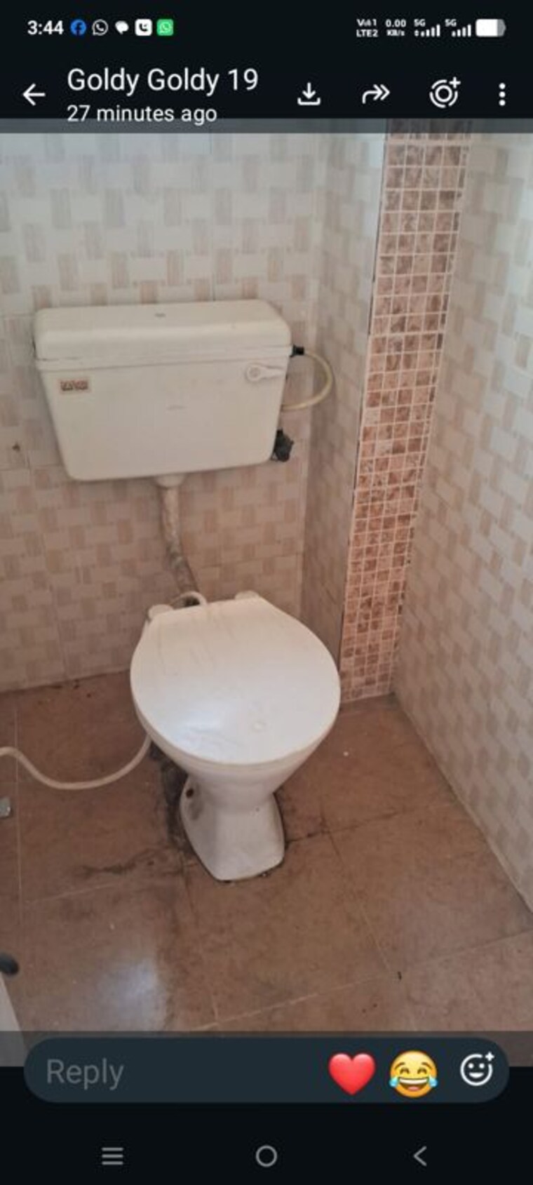 Bathroom, sector 19 2.5 Bedroom 1350 Sq.Ft. Builder Floor In Sector 19 Noida 10715795