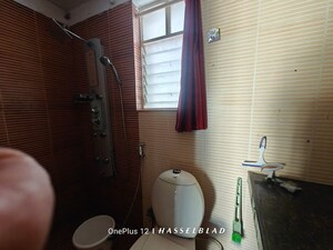 Bathroom in 3 BHK Apartment at Megapolis Sangria Towers, Hinjewadi – for Rent