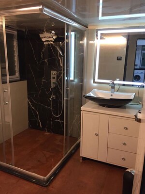 Bathroom in 1 BHK Apartment at Ashok Enclave Malad West, Malad West – for Rent