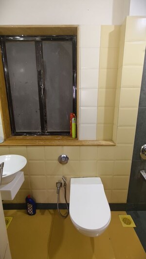 Bathroom in 2 BHK Apartment at Swapnalok Towers, Malad East – for Rent