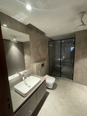 Kitchen in 4 BHK Builder Floor at Sushant Lok I – for Rent