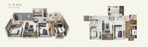 Floor Plan in 2 BHK Apartment at Kondhwa Budruk – for Sale