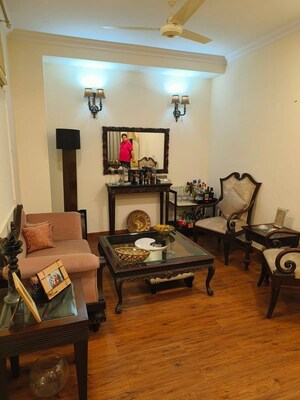 Living Room in 6 BHK Independent House at Sushant Lok I – for Rent