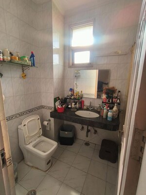 Bathroom in 6 BHK Independent House at Sushant Lok I – for Rent