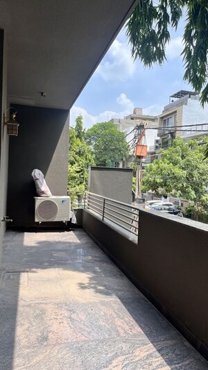 Balcony in 3 BHK Builder Floor at Greater Kailash I – for Sale