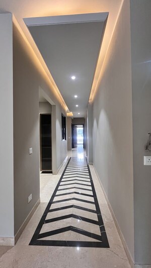 Building Lobby in 3 BHK Builder Floor at Greater Kailash I – for Sale