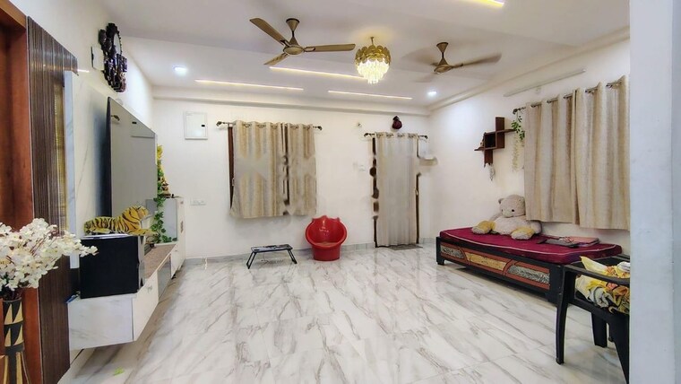 Bedroom, kruthi-residency 2 Bedroom 1500 Sq.Ft. Apartment In Ameenpur Hyderabad 10716006