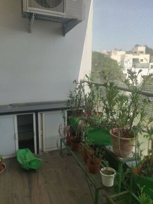 Balcony in 4 BHK Apartment at Jyoti Banjara, Banjara Hills – for Rent