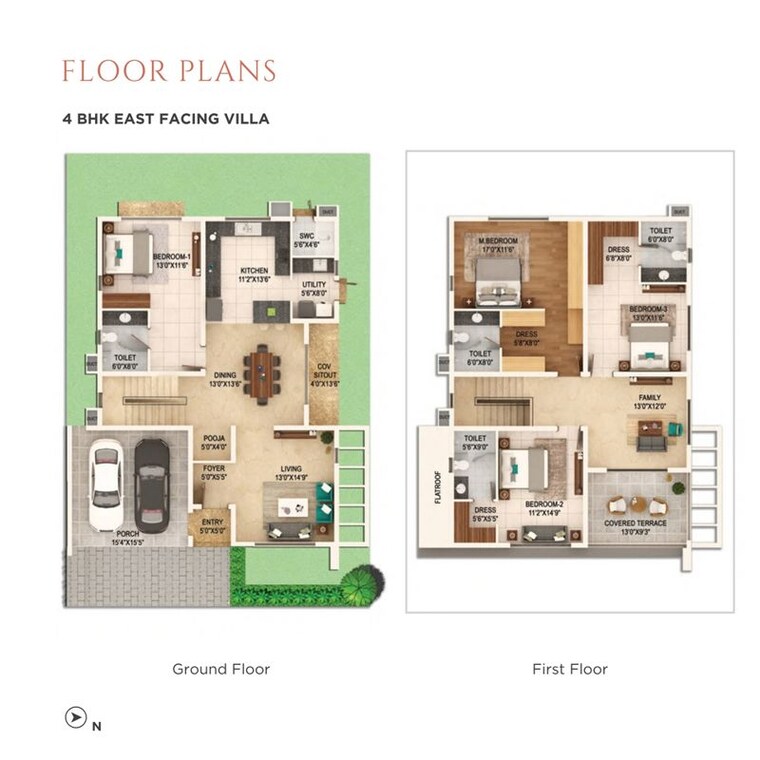 Floor Plan, adarsh-welkin-park 5 Bedroom 6100 Sq.Ft. Villa In Sarjapur Road Bangalore 10716070