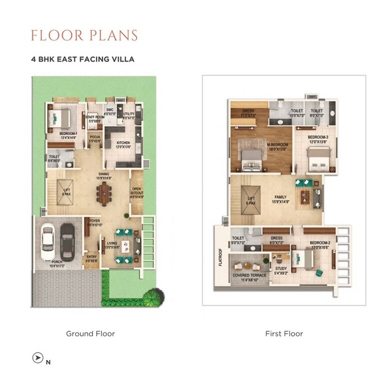 Floor Plan, adarsh-welkin-park 5 Bedroom 6100 Sq.Ft. Villa In Sarjapur Road Bangalore 10716070