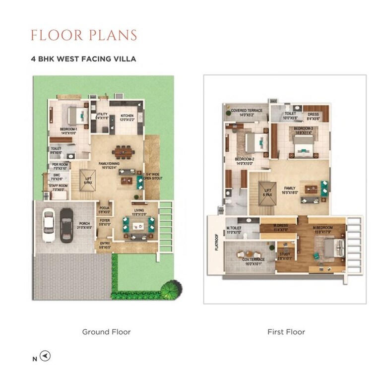 Floor Plan, adarsh-welkin-park 5 Bedroom 6100 Sq.Ft. Villa In Sarjapur Road Bangalore 10716070