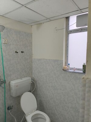 Bathroom in 2 BHK Apartment at Bedarwals Sixty Three Golf Drive, Sector 63 – for Rent
