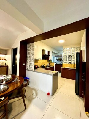 Kitchen in 4 BHK Apartment at Brigade Lakefront, Whitefield – for Sale