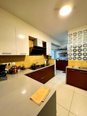 Kitchen in 4 BHK Apartment at Brigade Lakefront, Whitefield – for Sale