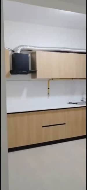 Kitchen in 3 BHK Apartment at Bhartiya City Nikoo Homes 4, Thanisandra Main Road – for Rent