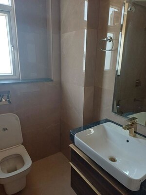 Bathroom in 3 BHK Apartment at Smart World Orchard, Sector 61 – for Rent
