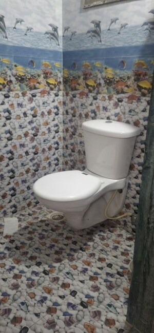 Bathroom in 1 BHK Apartment at Megh Malhar Co-op Housing Society, Ghansoli – for Rent
