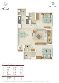 2 BHK +Apartment For Sale in Dynamix Luma