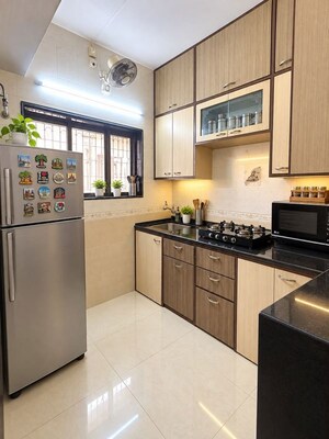 Kitchen in 1 BHK Apartment at Charkop Kshitij CHS, Kandivali West – for Rent