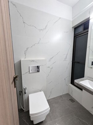 Bathroom in 2 BHK Apartment at Tharwani Majestic Towers, Kalyan West – for Sale