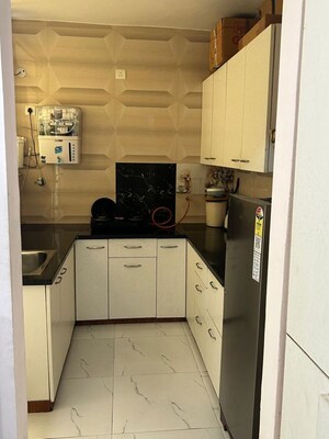 Kitchen in 1 BHK Builder Floor at RWA Residential Society Sector 46, Sector 46 – for Rent