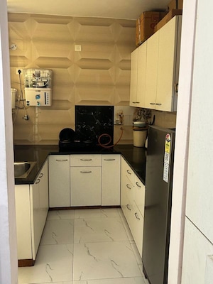Kitchen in 1 BHK Builder Floor at RWA Residential Society Sector 46, Sector 46 – for Rent