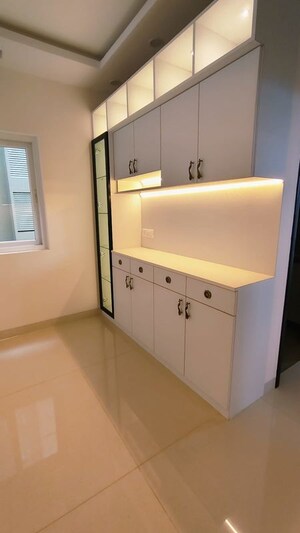 Kitchen in 3.5 BHK Apartment at Adarsh Lakefront Phase 2, Marathahalli Orr – for Rent