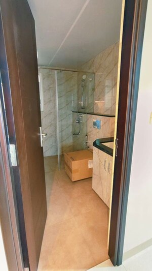 Bathroom in 3.5 BHK Apartment at Adarsh Lakefront Phase 2, Marathahalli Orr – for Rent