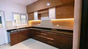 Kitchen in 3.5 BHK Apartment at Adarsh Lakefront Phase 2, Marathahalli Orr – for Rent