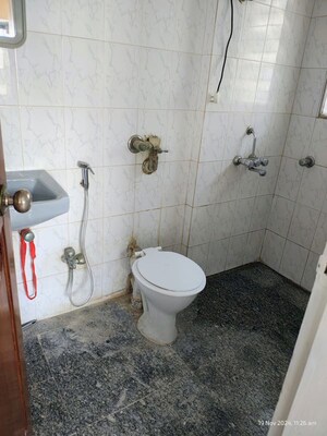 Bathroom in 1 BHK Apartment at Group Satellite Elegance, Goregaon East – for Rent