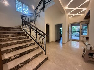 Staircase in 4 BHK Villa at Prestige Lakeside Habitat Villa, Gunjur – for Rent