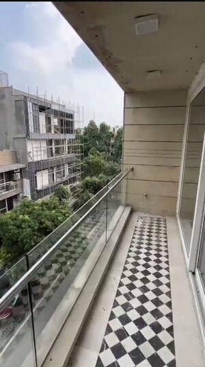 Balcony in 4 BHK Builder Floor at Panchsheel Park – for Rent