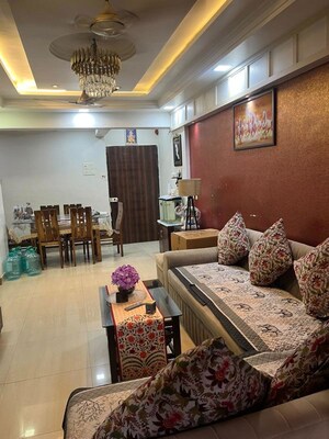 Living Room in 2 BHK Apartment at Balaji Heights Kharghar, Kharghar – for Rent