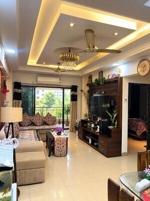 Living Room in 2 BHK Apartment at Balaji Heights Kharghar, Kharghar – for Rent