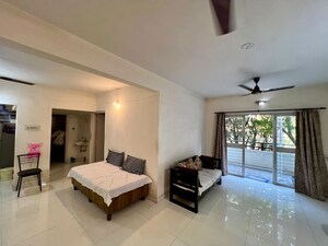 Living Room in 2 BHK Apartment at Shriram Nagar CHS, Aundh – for Rent