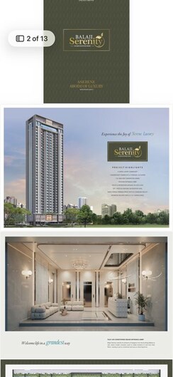 1 BHK Apartment For Sale in Balaji Serenity