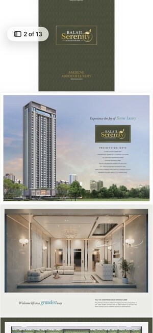 1 BHK Apartment For Sale in Balaji Serenity, Mira Road East